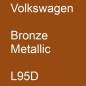 Preview: Volkswagen, Bronze Metallic, L95D.